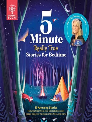 cover image of Britannica 5-Minute Really True Stories for Bedtime